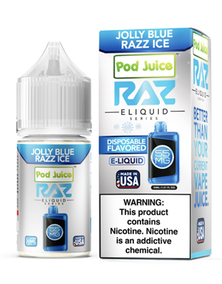Raz x Pod Juice Salts - Salt Nic E-Liquid (30mL) - MK Distro
