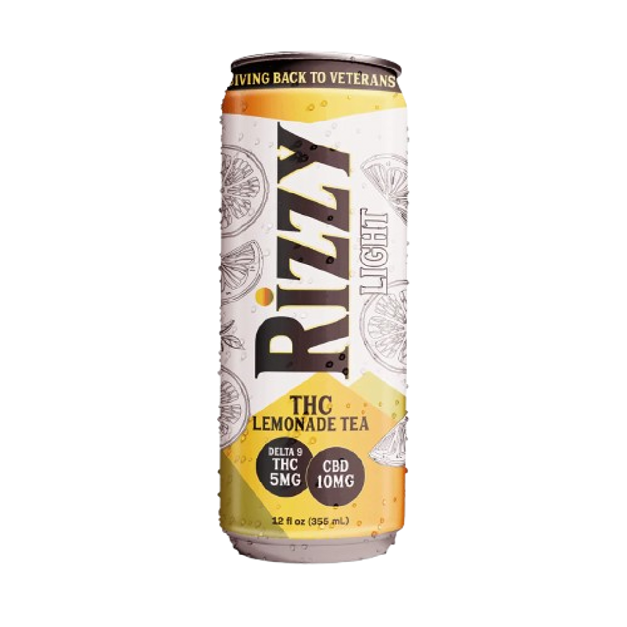 Rizzy - THC 5mg D9 & 10mg CBD – Refreshing THC & CBD Drink - 12oz - MK Distro
