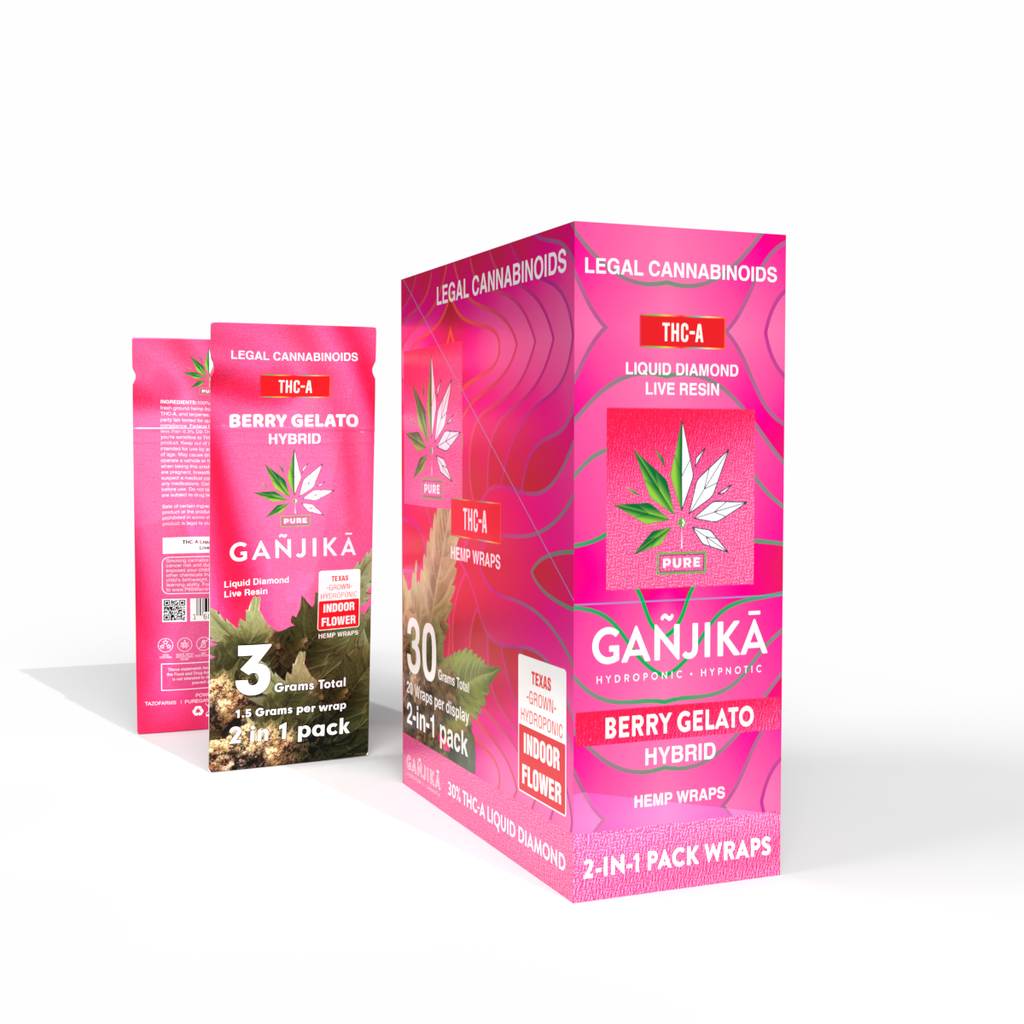 Ganjika - Indoor Reserve THC-A Pre-Rolls (3g x 10) - MK Distro