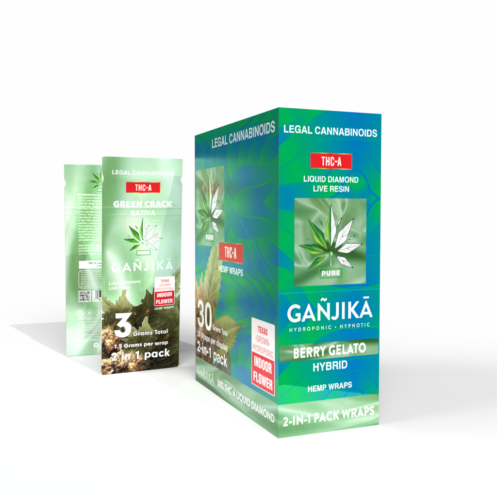 Ganjika - Indoor Reserve THC-A Pre-Rolls (3g x 10) - MK Distro