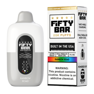 Fifty Bar 20K - Disposable Vape (5%) (Box of 5) - MK Distro