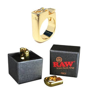 Raw - Gold Lighter Ring - MK Distro