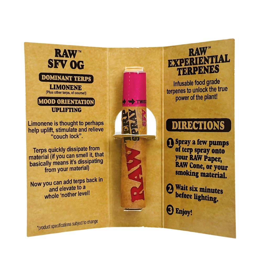 Raw - Terpene Infused Spray - MK Distro