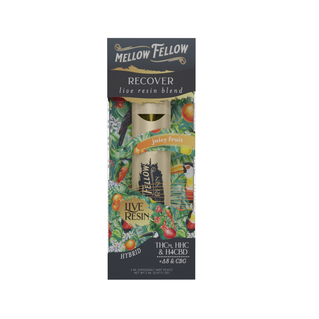Mellow Fellow Live Resin - Hemp Disposables (2mL x 6) - MK Distro