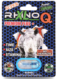 Rhino XL Q Premium Plus+ Capsule 1,000,000 - Performance Enhancement Pills (24 x 700mg) - MK Distro