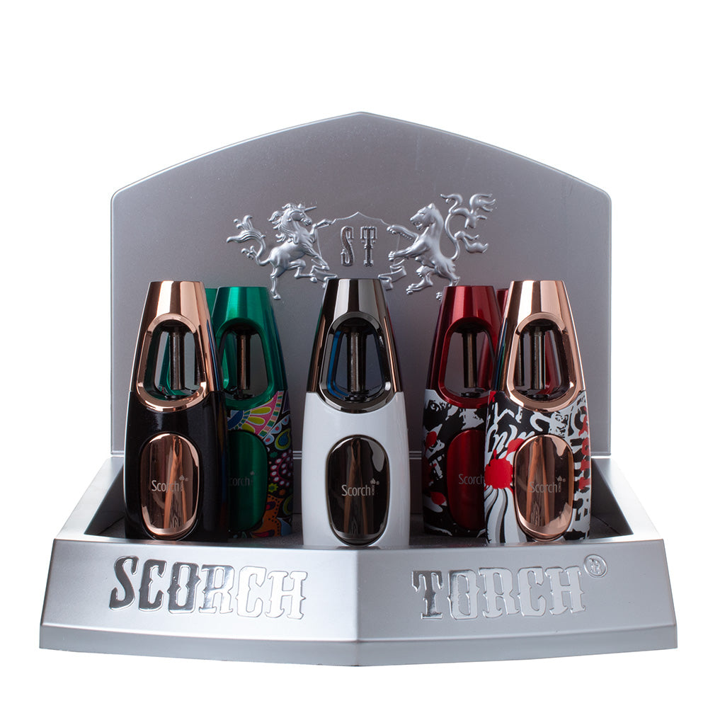 Scorch Torch Hand Held Turbo Torch (61800-1) - Torch Lighters (Display of 9) - MK Distro