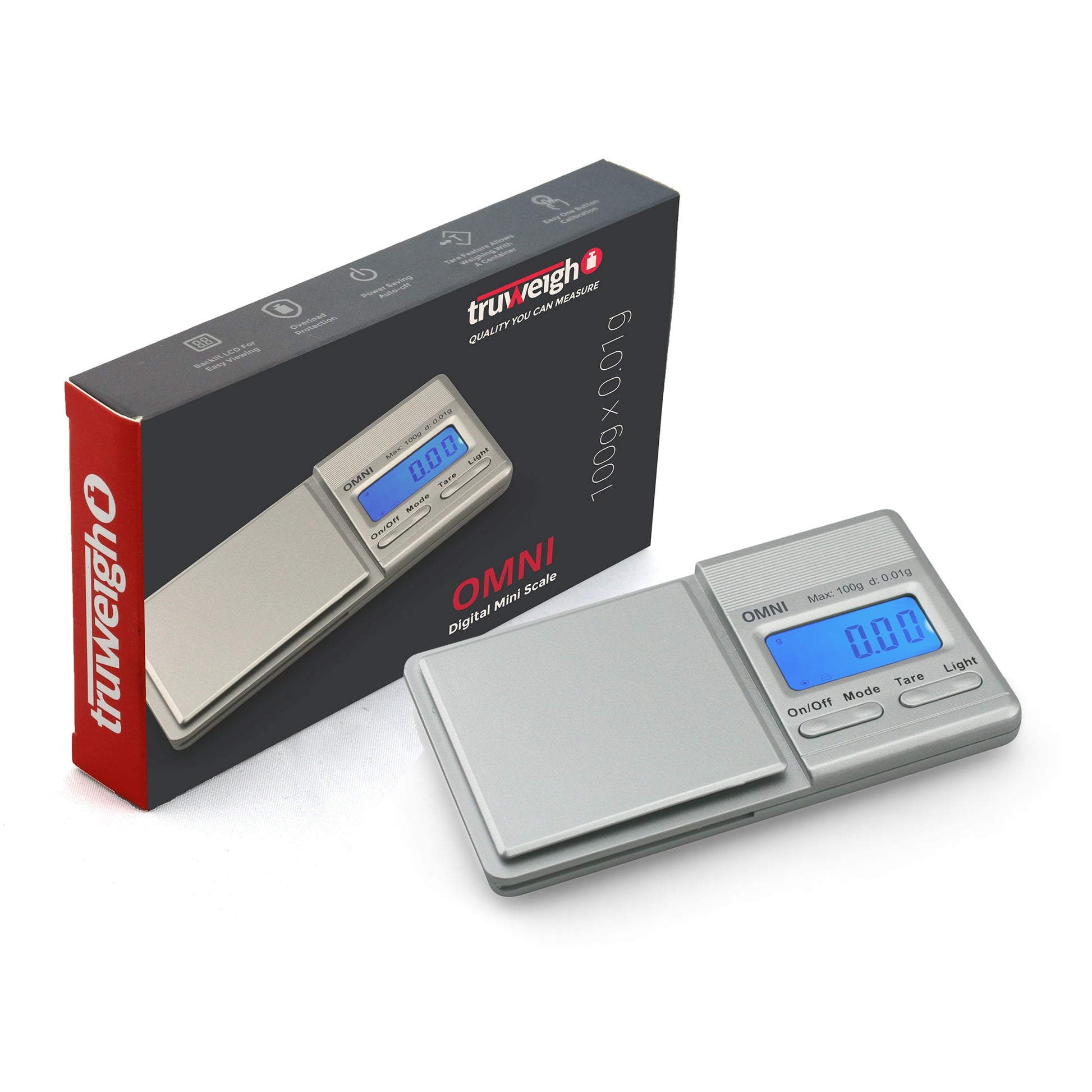 Truweigh Omni - Scales (100g x 0.01g) - MK Distro