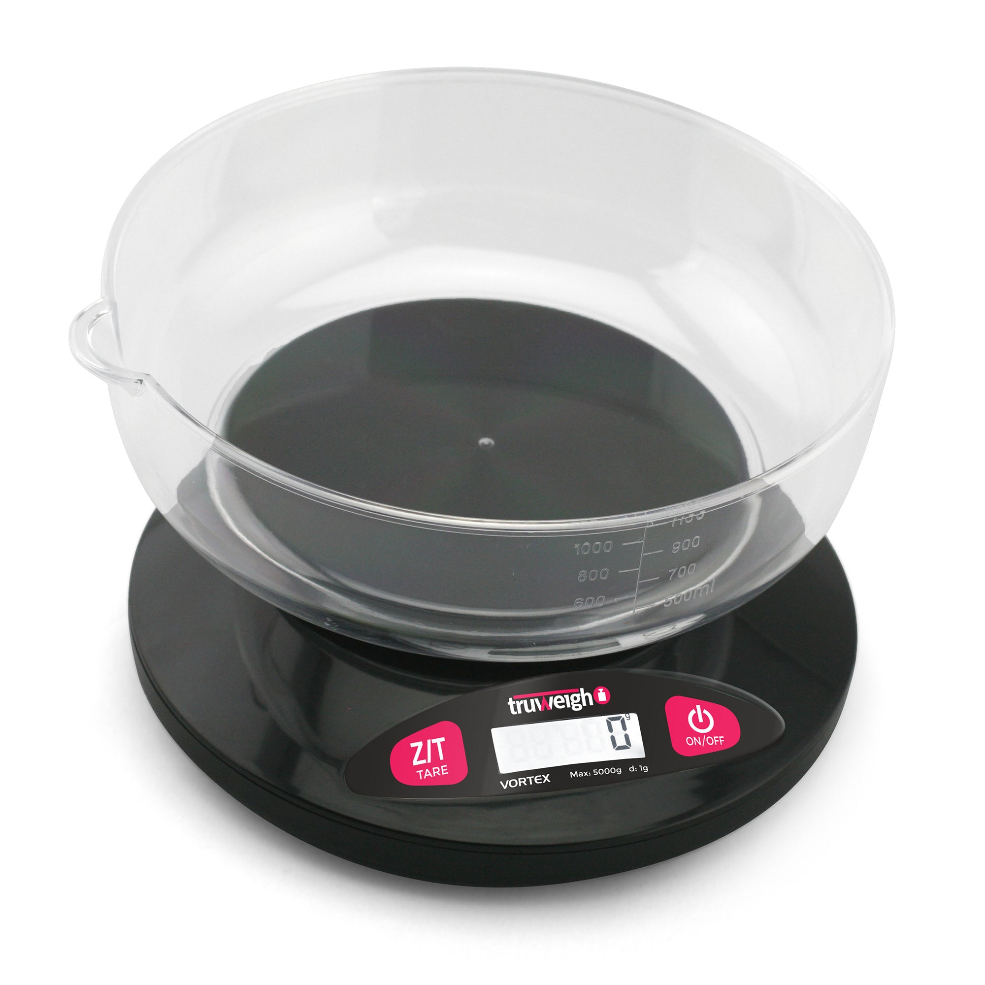 Truweigh Vortex Digital Bowl - Scales (5000g x 1g) - MK Distro
