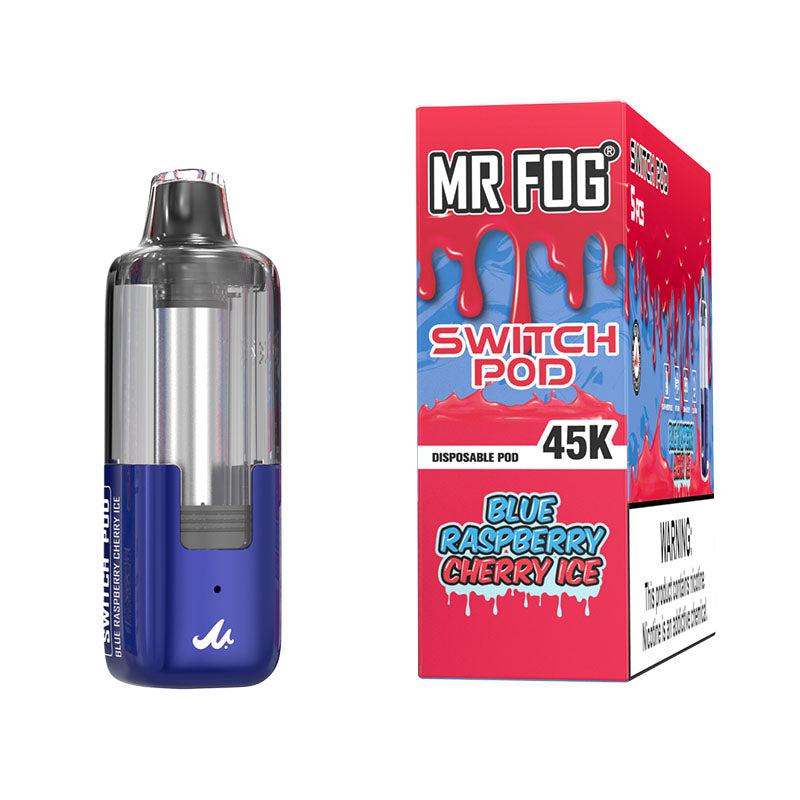 Mr. Fog POD 45K - Disposable Vape (5%) (Box of 5) - MK Distro