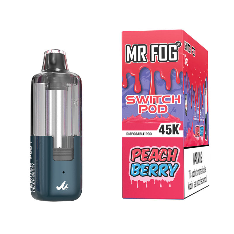 Mr. Fog POD 45K - Disposable Vape (5%) (Box of 5) - MK Distro