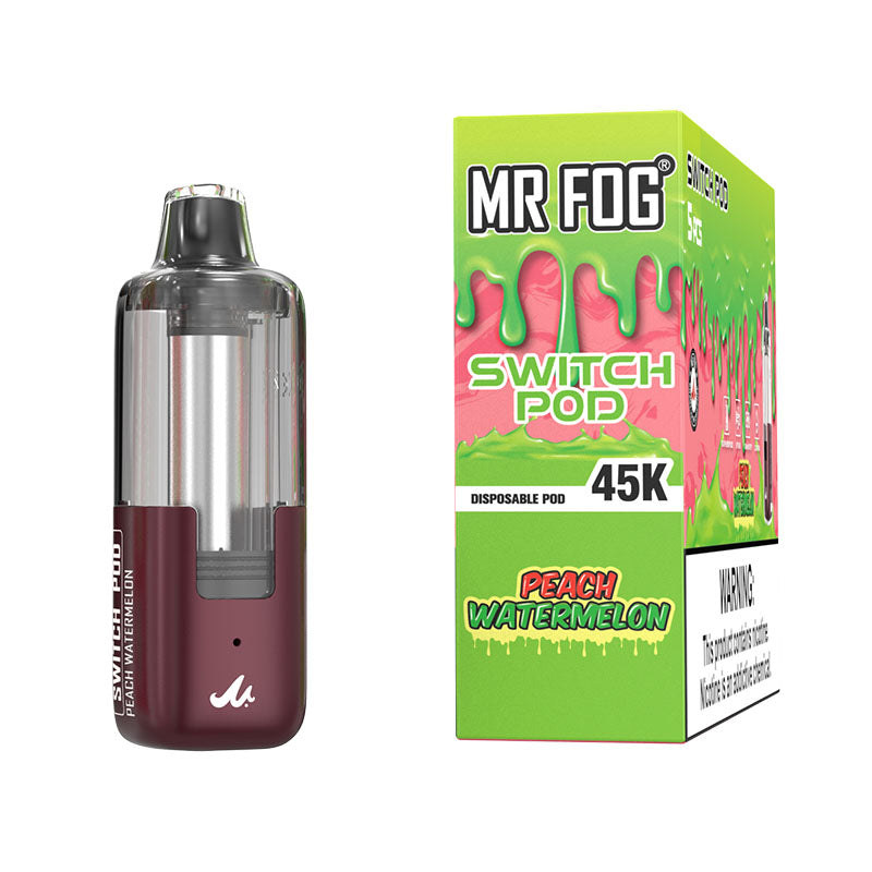 Mr. Fog POD 45K - Disposable Vape (5%) (Box of 5) - MK Distro