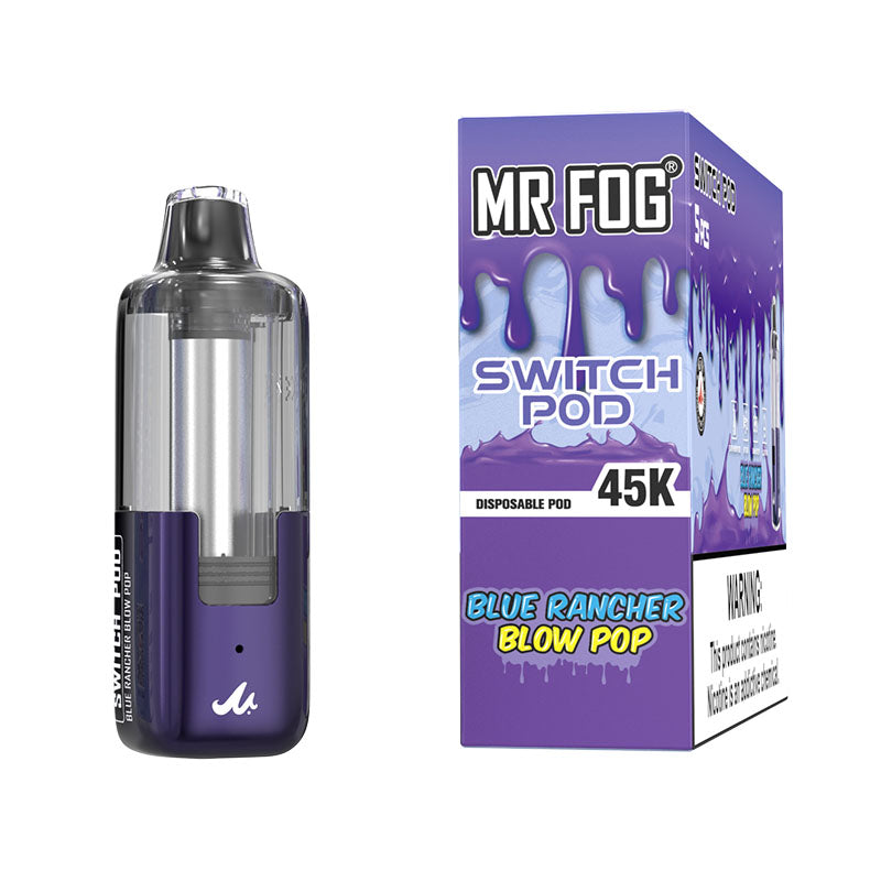Mr. Fog POD 45K - Disposable Vape (5%) (Box of 5) - MK Distro