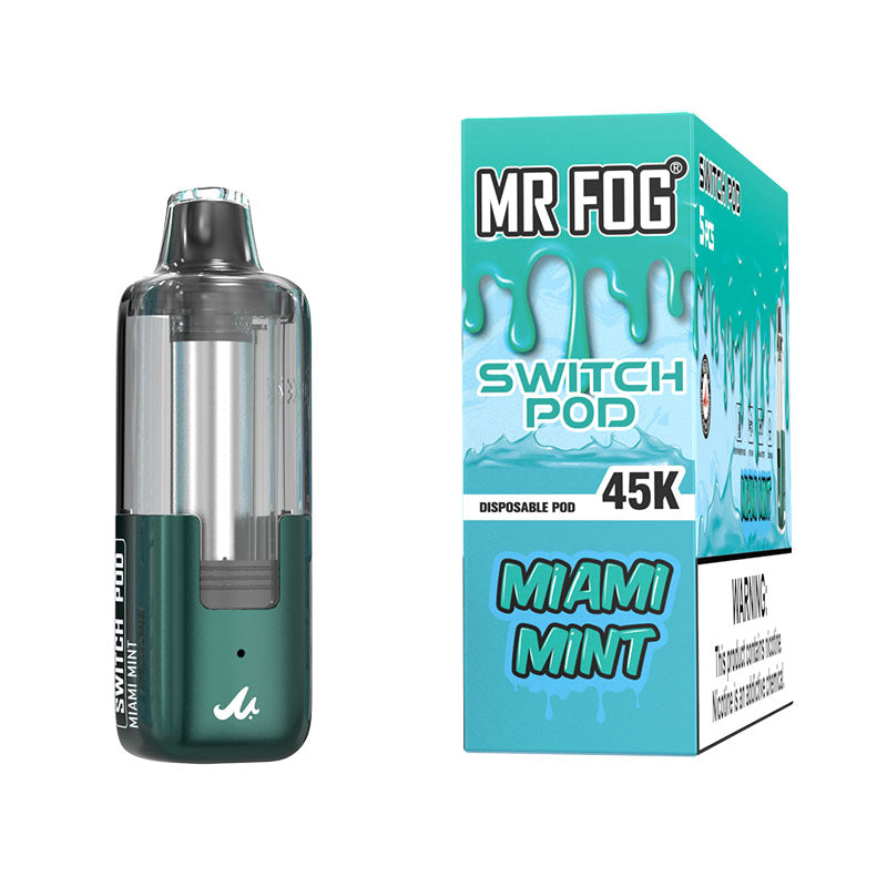 Mr. Fog POD 45K - Disposable Vape (5%) (Box of 5) - MK Distro