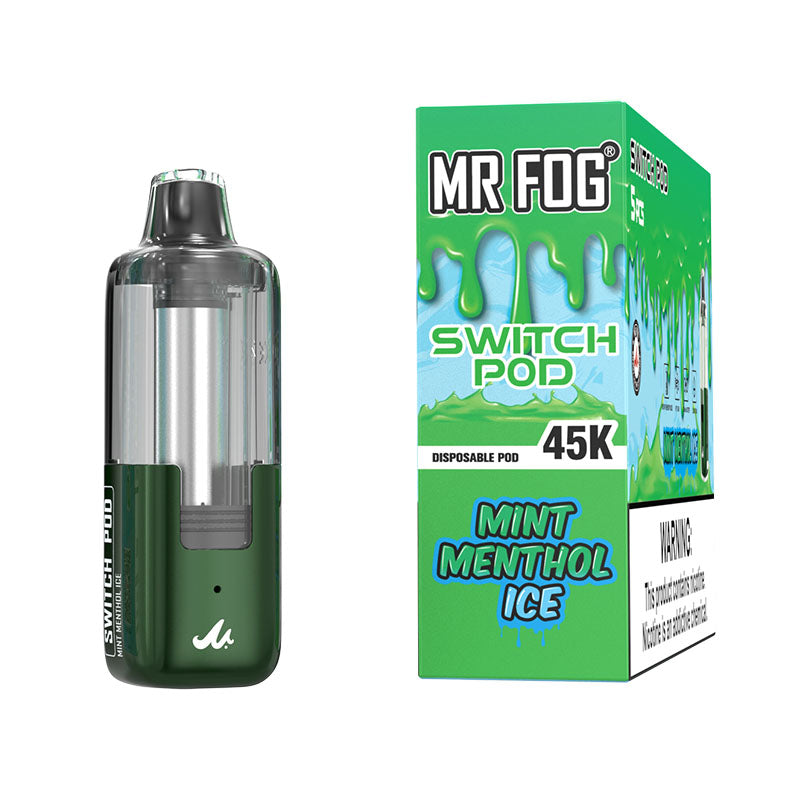Mr. Fog POD 45K - Disposable Vape (5%) (Box of 5) - MK Distro