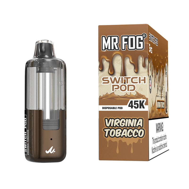 Mr. Fog POD 45K - Disposable Vape (5%) (Box of 5) - MK Distro