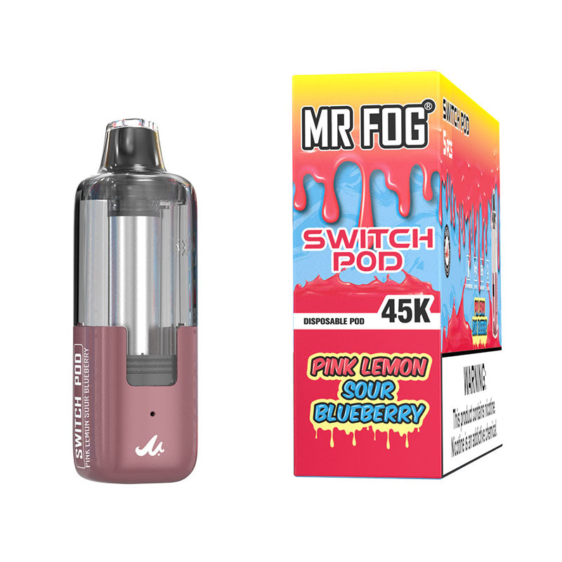 Mr. Fog POD 45K - Disposable Vape (5%) (Box of 5) - MK Distro