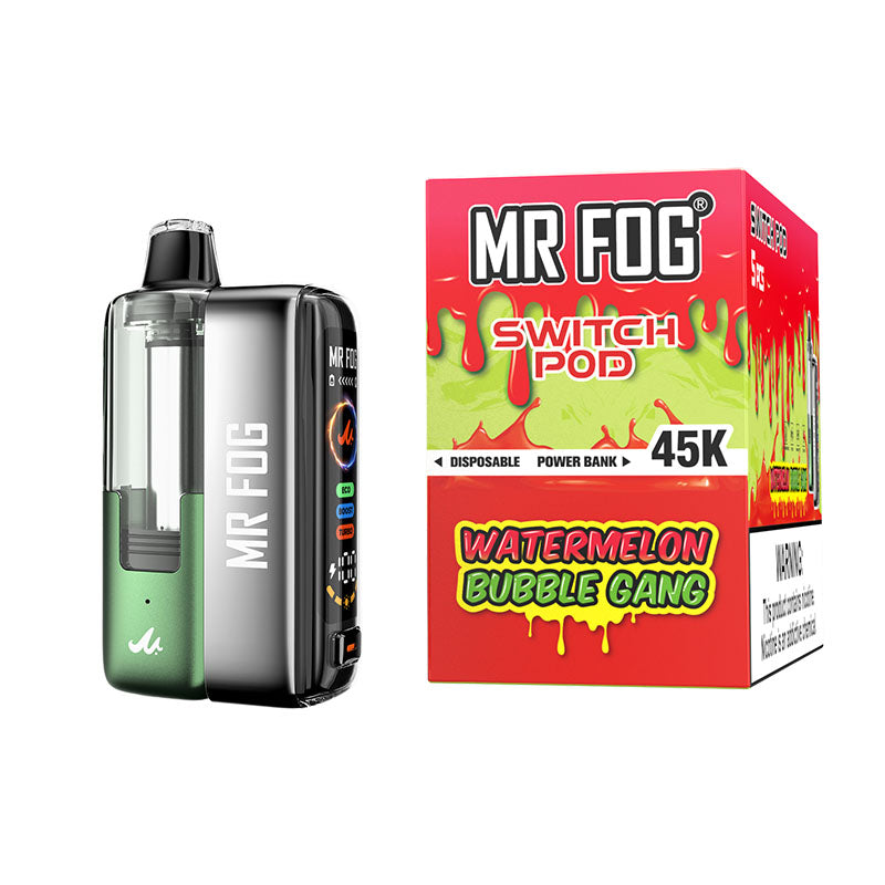 Mr. Fog KIT 45K - Disposable Vape (5%) (Box of 5) - MK Distro
