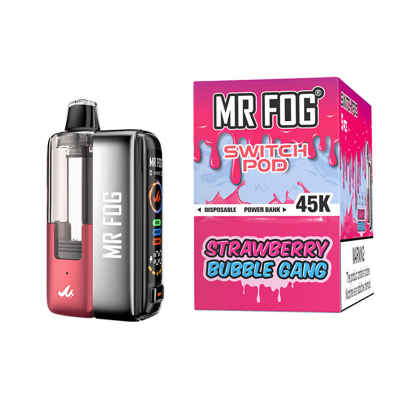Mr. Fog KIT 45K - Disposable Vape (5%) (Box of 5) - MK Distro