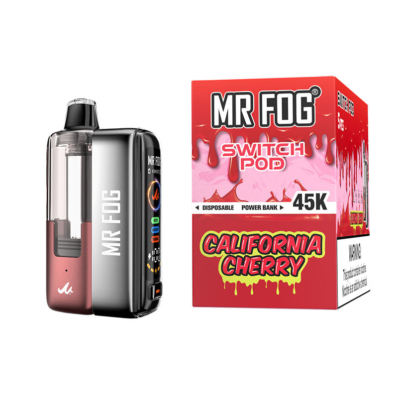 Mr. Fog KIT 45K - Disposable Vape (5%) (Box of 5) - MK Distro