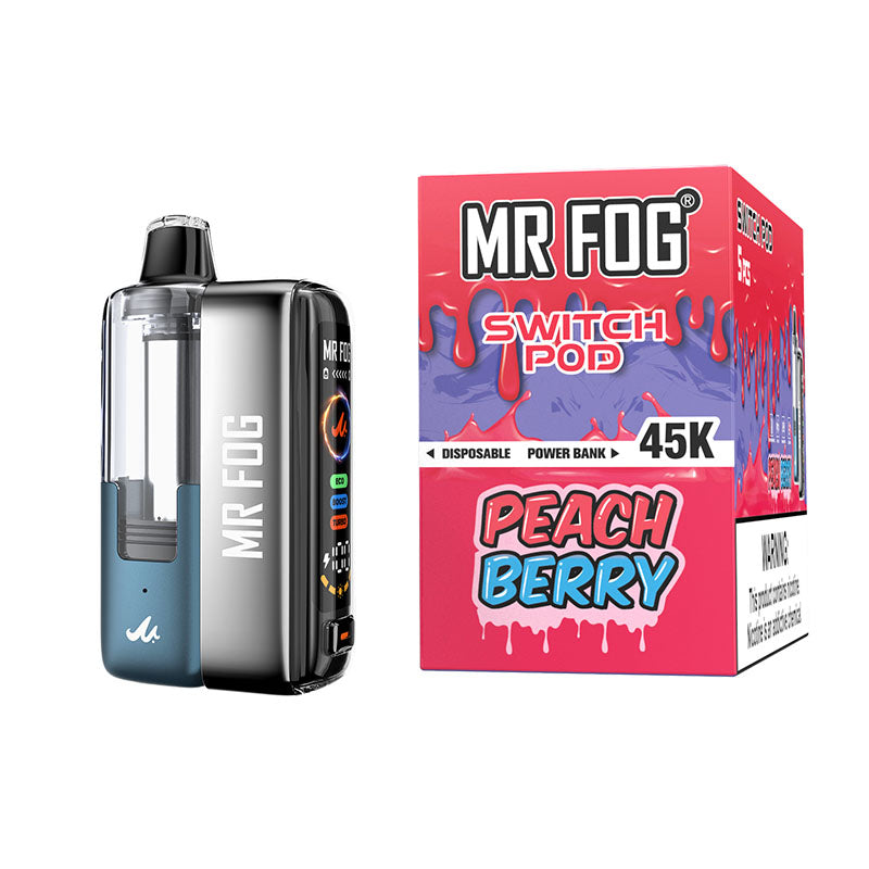 Mr. Fog KIT 45K - Disposable Vape (5%) (Box of 5) - MK Distro