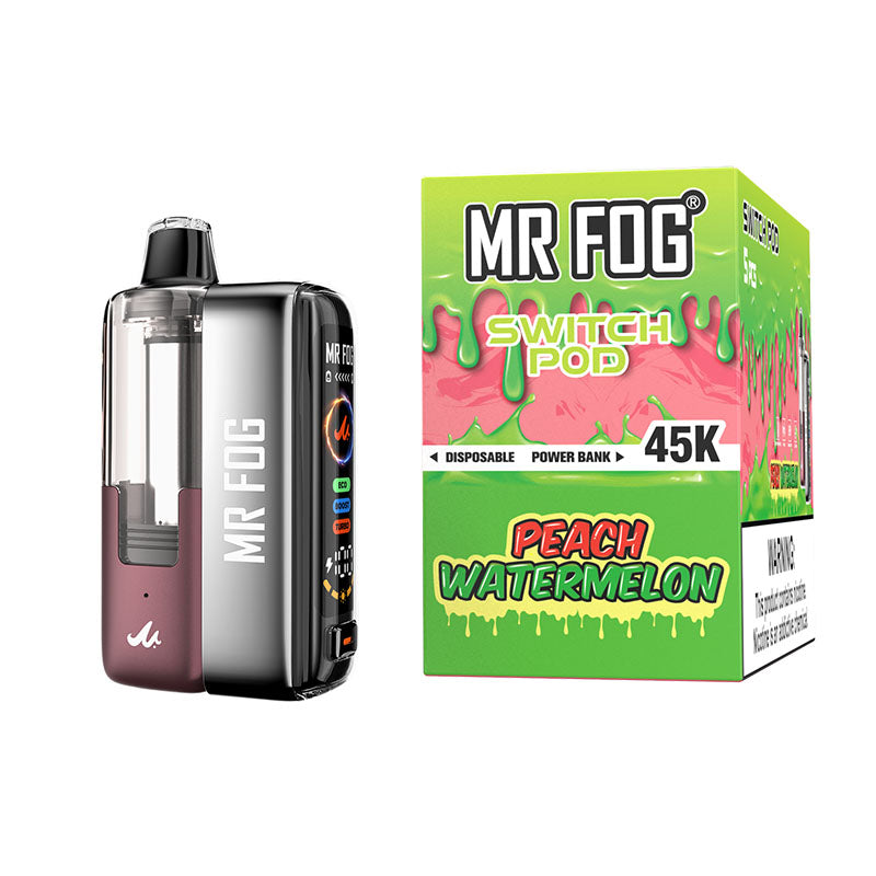 Mr. Fog KIT 45K - Disposable Vape (5%) (Box of 5) - MK Distro