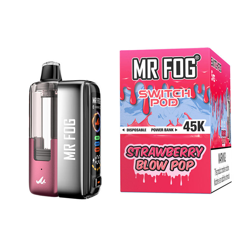 Mr. Fog KIT 45K - Disposable Vape (5%) (Box of 5) - MK Distro