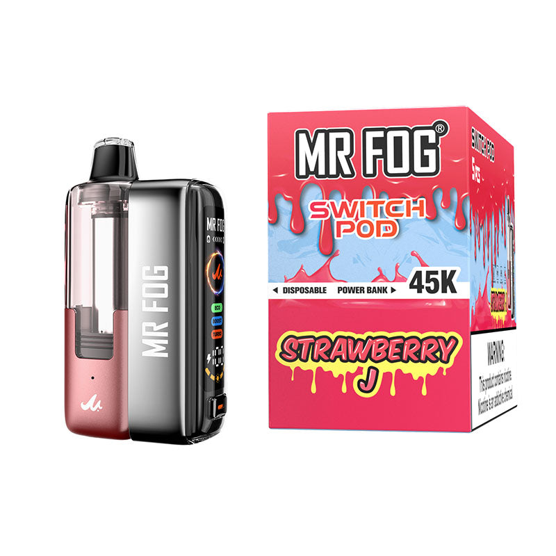 Mr. Fog KIT 45K - Disposable Vape (5%) (Box of 5) - MK Distro