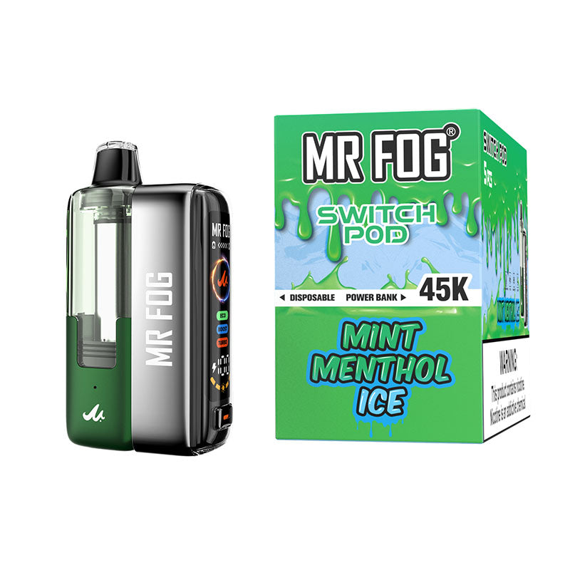 Mr. Fog KIT 45K - Disposable Vape (5%) (Box of 5) - MK Distro