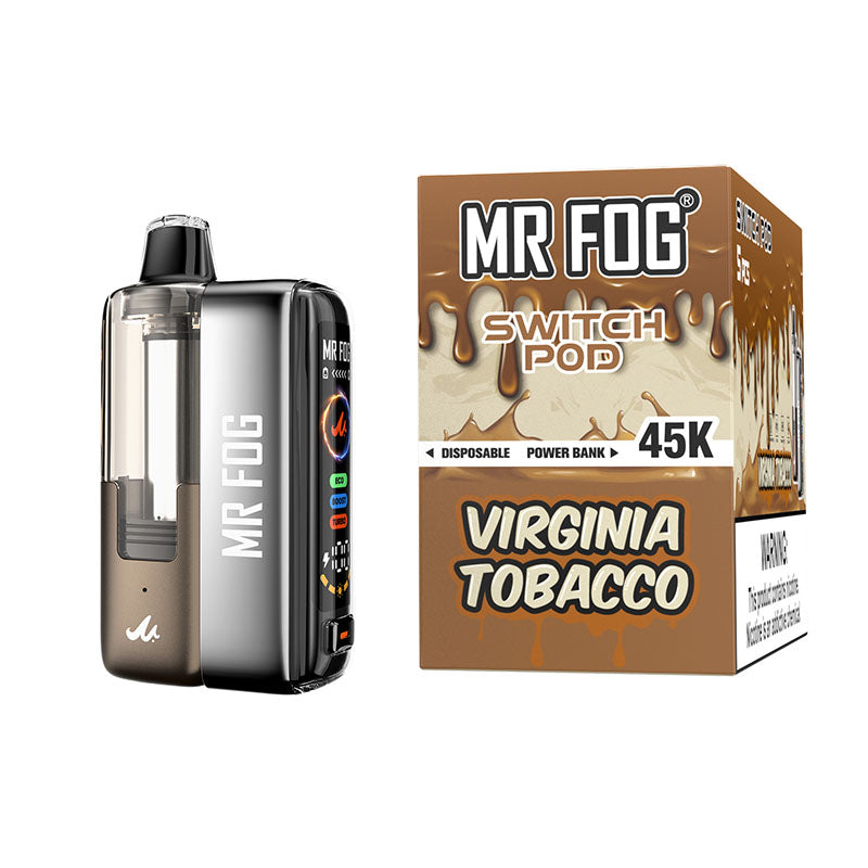 Mr. Fog KIT 45K - Disposable Vape (5%) (Box of 5) - MK Distro