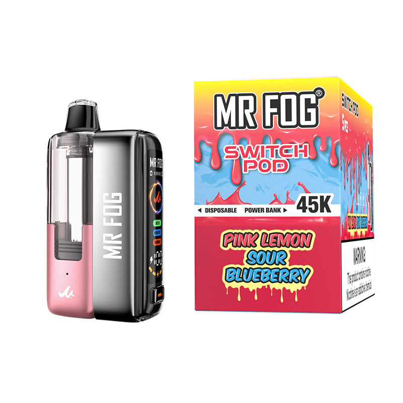 Mr. Fog KIT 45K - Disposable Vape (5%) (Box of 5) - MK Distro