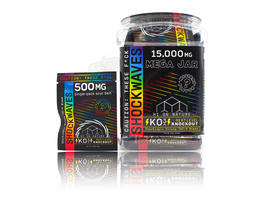 Hi On Nature (HON) - KO3 Shock Waves Mega Jar (THC-P) - Gummies & Edibles (500mg x 30) - MK Distro