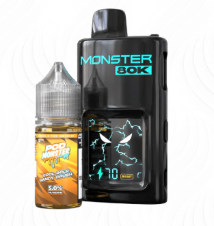 Monster by Smok Refillable 80K - Disposable Vape (5%) (Box of 5) - MK Distro