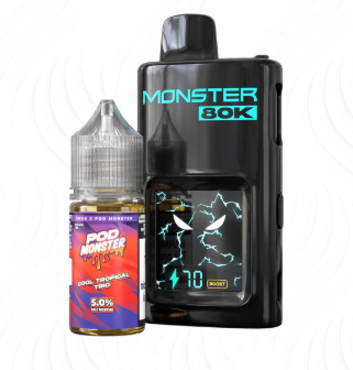 Monster by Smok Refillable 80K - Disposable Vape (5%) (Box of 5) - MK Distro