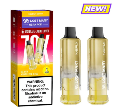 Lost Mary Nera Replacement Pod 70K - Disposable Vape (5%) (Box of 5) - MK Distro