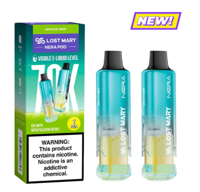 Lost Mary Nera Replacement Pod 70K - Disposable Vape (5%) (Box of 5) - MK Distro