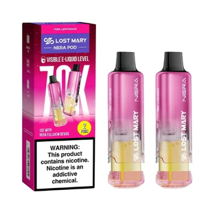 Lost Mary Nera Replacement Pod 70K - Disposable Vape (5%) (Box of 5) - MK Distro