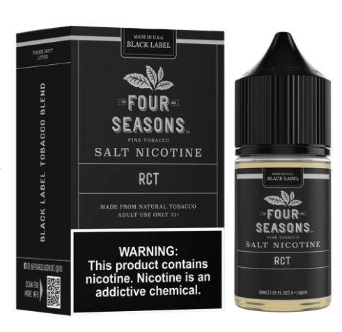 Four Seasons Black Label - Salt Premium E-Liquid (30mL)