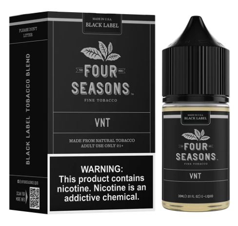 Four Seasons Black Label - Salt Premium E-Liquid (30mL)