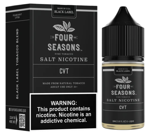 Four Seasons Black Label - Salt Premium E-Liquid (30mL)