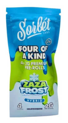 Sorbet Labs - Four Of A Kind THC-P - Hemp Pre-Rolls (2g x 4) (Single)