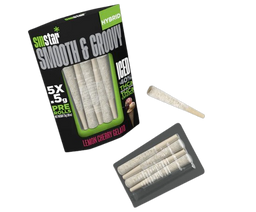 Sinstar  - Smooth&Groovy  THC-A Iced Delta Prerolls - (0.5g x 5) - MK Distro