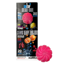 Sinstar - Dream Wave (80mg CBN+20mg Nano THC+Ashwagandha) Delta Gummies - (100mg) - MK Distro