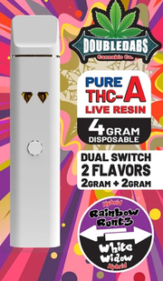 Double Dabs - Dual Switch (2g+2g) Pure THC-A Live Resin -  Delta Disposabes( 4g)