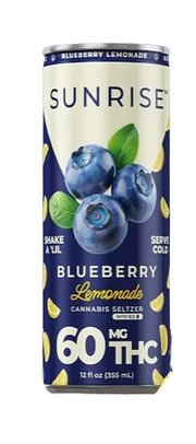 Sunrise - 60Mg THC Seltzer Drink 12oz - Pack of 4 - MK Distro