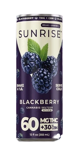 Sunrise - 60Mg THC +30mg CBG/CBN Seltzer Drink 12oz - Pack of 4 - MK Distro