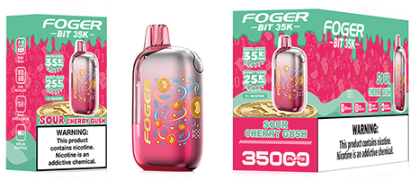 Foger BIT 35K - Disposable Vape (5%) (Box of 5) TX Compliant
