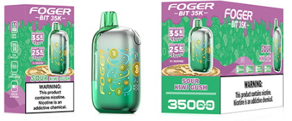 Foger BIT 35K - Disposable Vape (5%) (Box of 5) TX Compliant