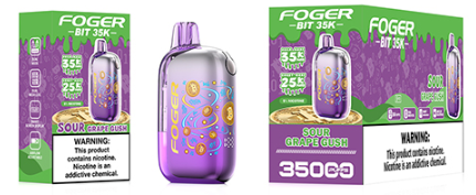 Foger BIT 35K - Disposable Vape (5%) (Box of 5) TX Compliant
