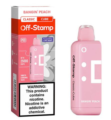 Off Stamp Cube Pod 25K - Disposable Vape (5%) (Box of 5) - MK Distro