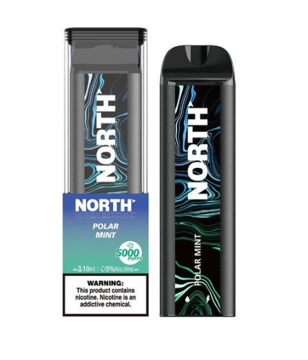North 5K - Disposable Vape (5%) (Box of 10) - MK Distro
